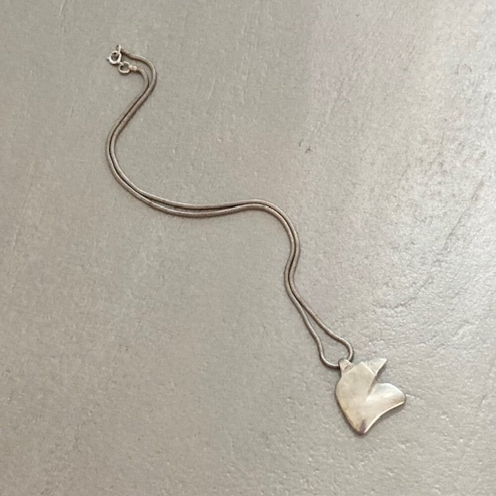 ONE OF A KIND Barry Kieselstein Cord Vintage Sterling Silver 925 Bird Necklace